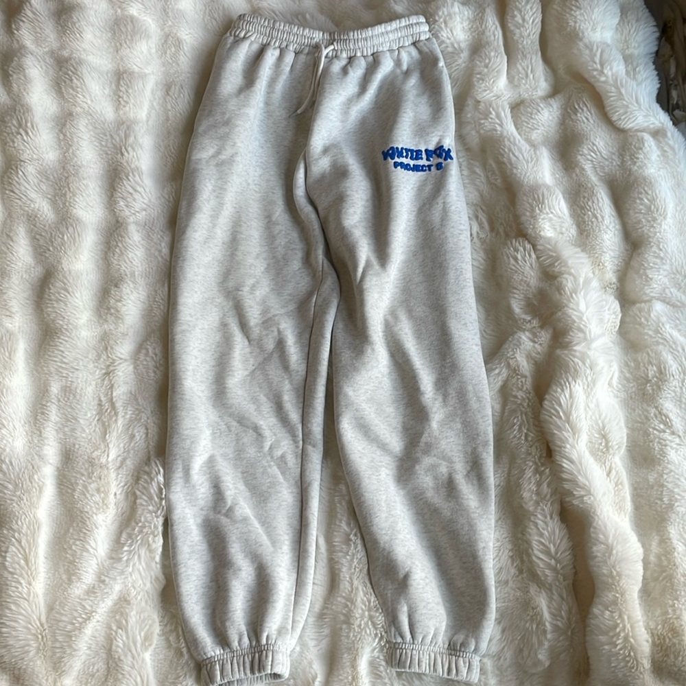 White Fox Boutique Light Gray Project 5 Sweatpants